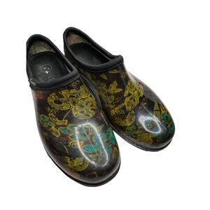 Sloggers gardening mules floral size 7